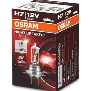 Izzó 12V 55W H7 Night Breaker Silver Osram