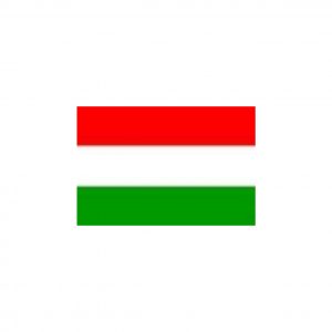 Névtábla Magyar zászló matrica